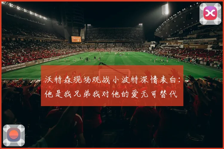 沃特森现场观战小波特深情表白：他是我兄弟我对他的爱无可替代